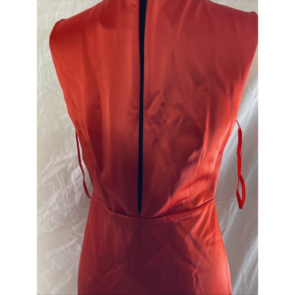 Donna Karan Women Sleeveless Red Dress Size 2 - Picture 10 of 16